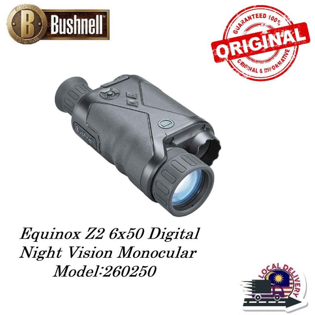 Bushnell 6x50 Equinox Z2 Model260250 Digital Night Vision Monocular