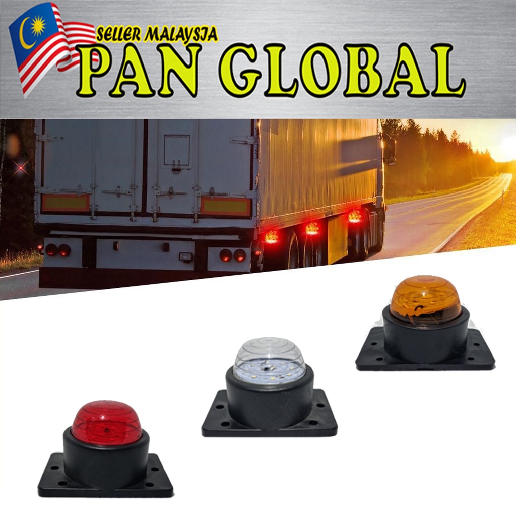 SIDE MARKER Truck/Lori LED Side Lamp 24V Red Yellow White Side Marker