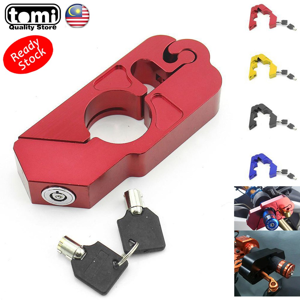 Garris Lock Throttle Lock Grip Caps Lock Brake Lock CNC Handlebar lock