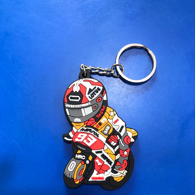 🇲🇾 Marc Marquez Honda Shoei MotoGP keychain