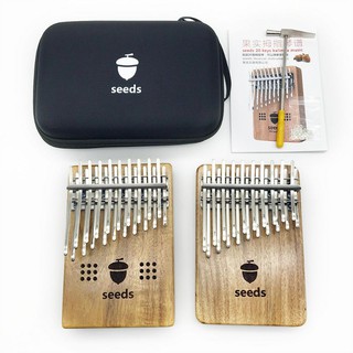 Seeds 34 keys kalimba two layers Pisces C Major【24hrs local