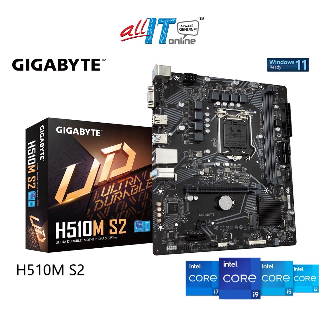 Gigabyte Intel H510M S2 LGA1200 mATX Motherboard Shopee Malaysia