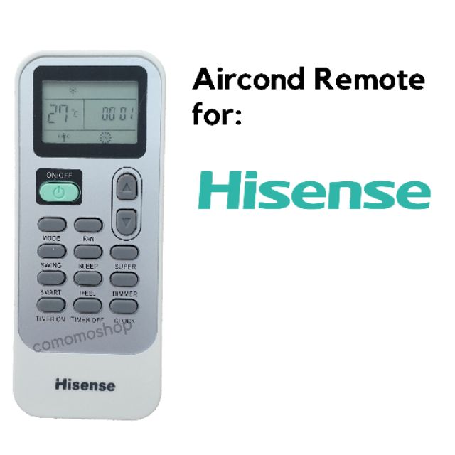 Hisense Aircon Aircond Remote Control DG11J101 A/C AC Controller