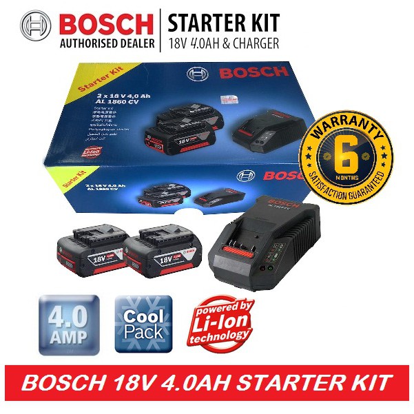 Bosch battery 2024 starter kit