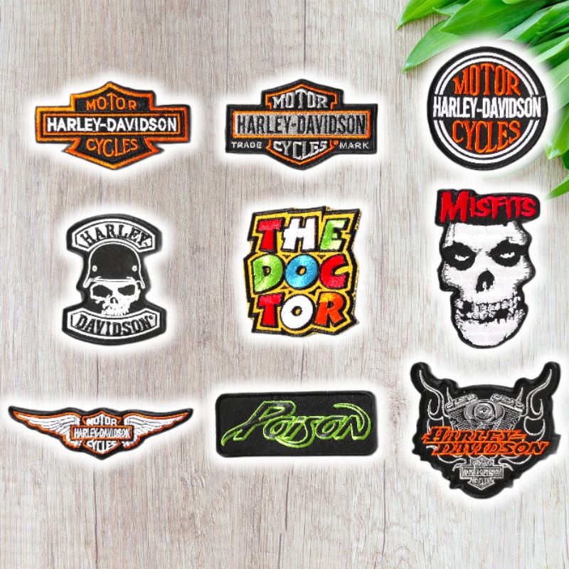 Patches Harley Davidson The Doctor Rossi Misfits Poison | Shopee Malaysia