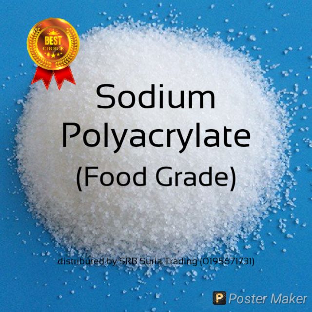 [In Stock]) 100g Sodium Polyacrylate (Food Grade) Shopee Malaysia