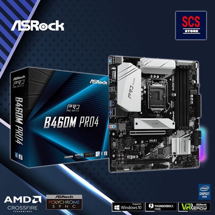 ASRock B460M PRO4 mATX Intel LGA 1200 Motherboards | Shopee Malaysia