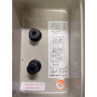 DOL MAGNETIC STARTER CONTRACTOR ELECTRIC home elektrik switch on / off ...