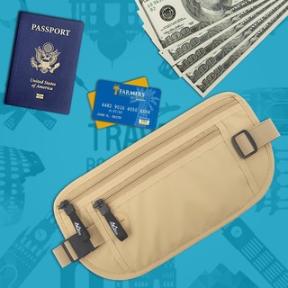 MoKo Secure Travel Money Belt, Undercover Hidden RFID Blocking Travel  Wallet, Anti-Theft Passport Wallets for Men Women