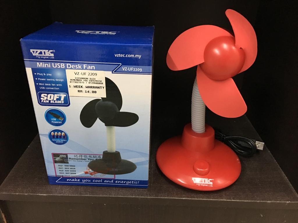 Vztec Mini Usb Desk Fan VZ-UF2209 | Shopee Malaysia