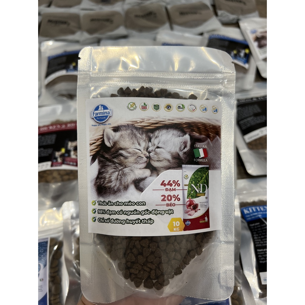 Adult Cat Food, FARMINA N&D KITTEN PRIME Dried Seeds Imported Italy
