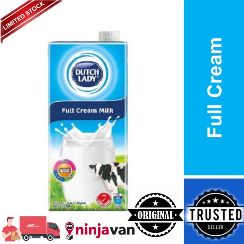 Dutch Lady Pure Farm Full Cream Milk 1L Shopee Malaysia