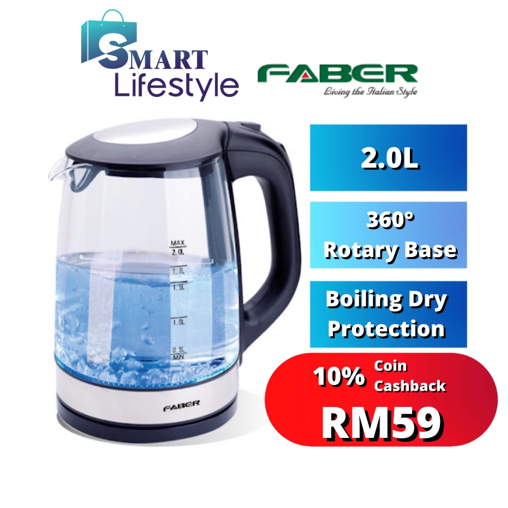 Faber best sale glass kettle