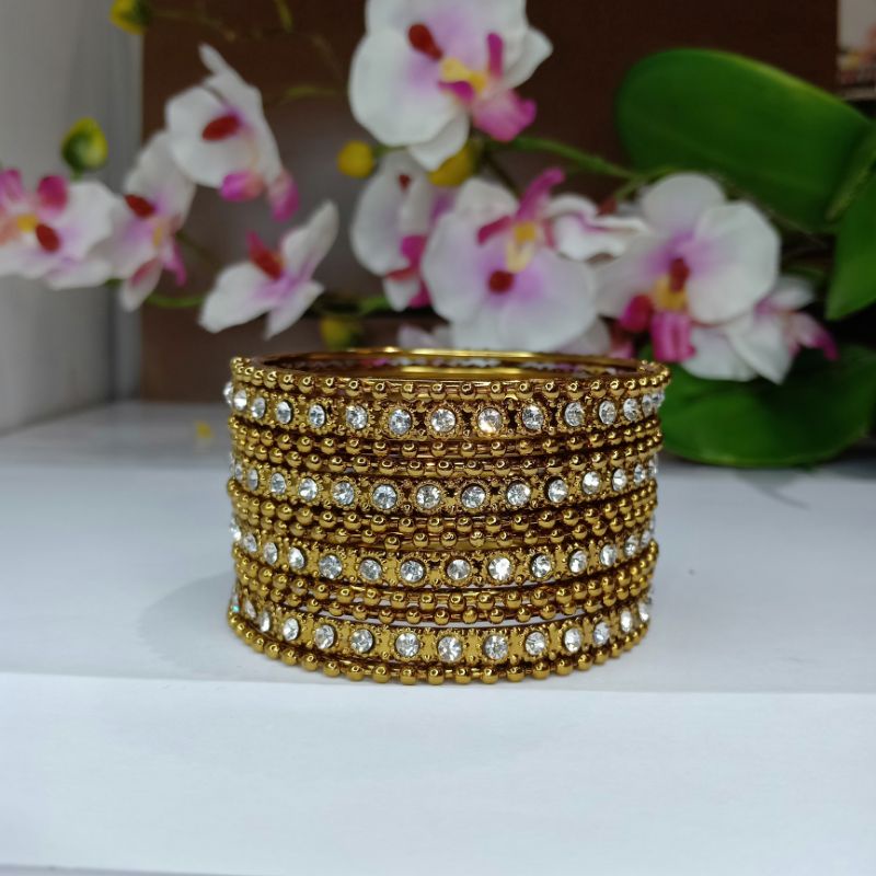 Fancy on sale stone bangles