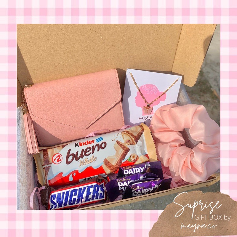 GIFT BOX FOR HER Read Description Gift Box Murah Gift Box Shawl Gift Box Mini Purse Gift Box Octopus Shopee Malaysia