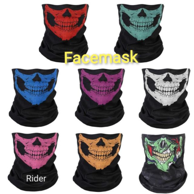 Face mask for rider biker | topeng muka debu panas matahari mancing ...