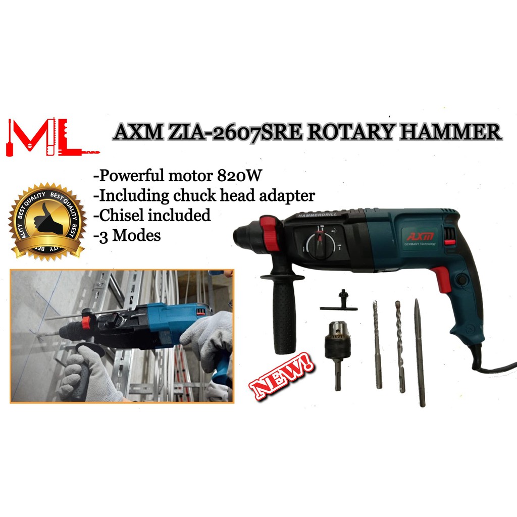 Axm rotary 2025 hammer drill