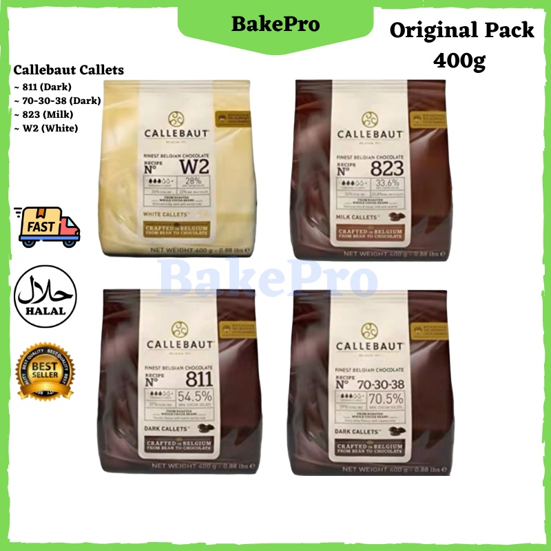 Callebaut Finest Belgian Chocolate Bundling Milk Dark & White