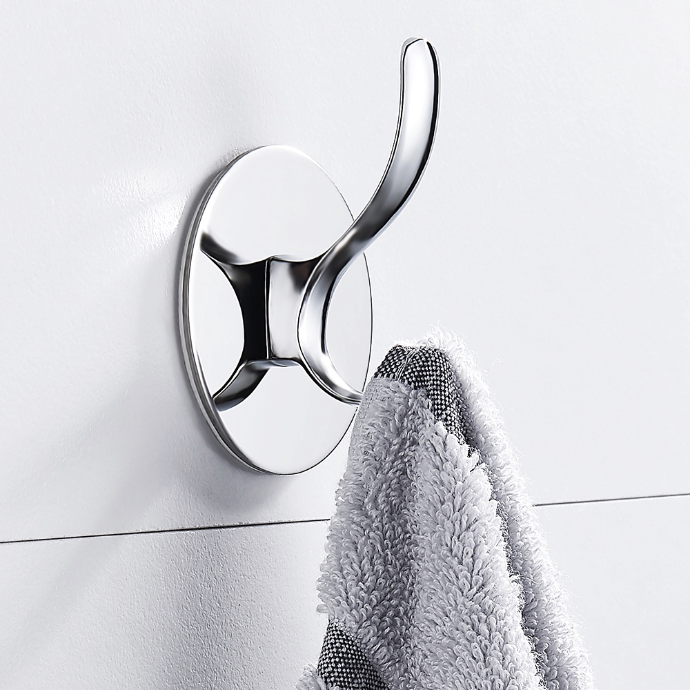 JULIAWANG Bathroom Hooks for Towel Robe Coat Hat Stainless Steel Wall Hook Restroom Home Hotel