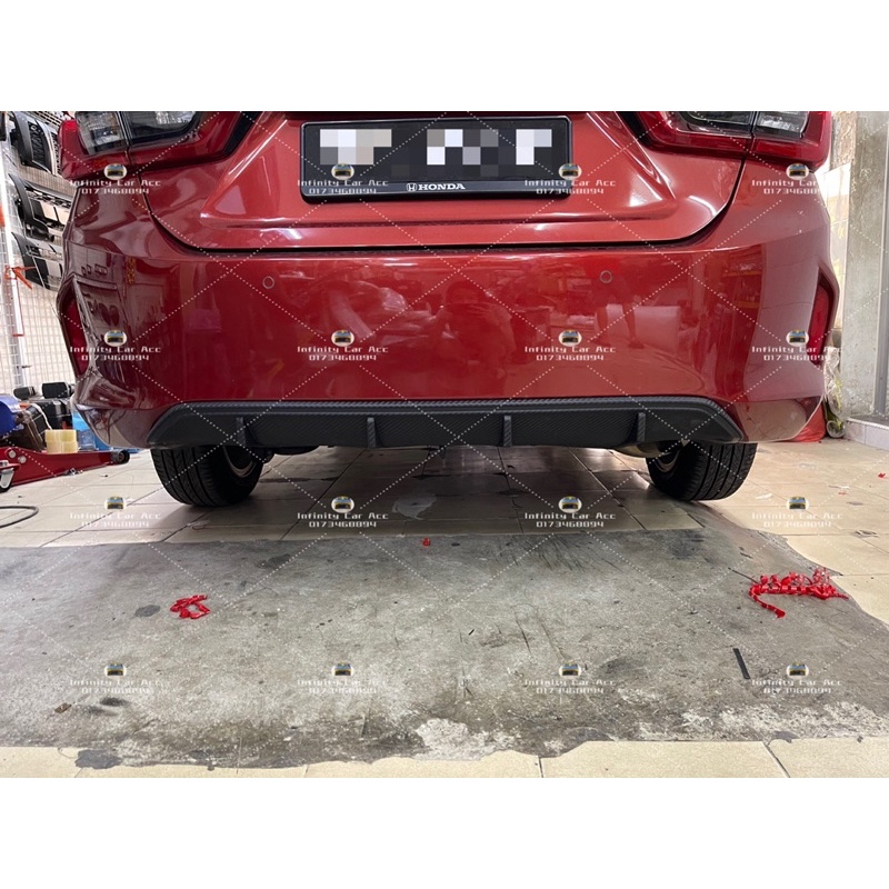 Original Honda City GN2 Sedan RS Rear Diffuser Lip Carbon Look | Shopee ...
