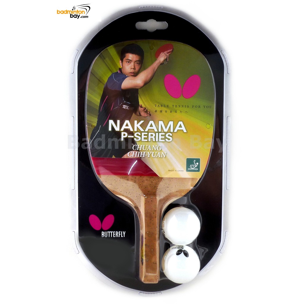 Butterfly Nakama P-5 Penhold Table Tennis Racket Preassembled With ...