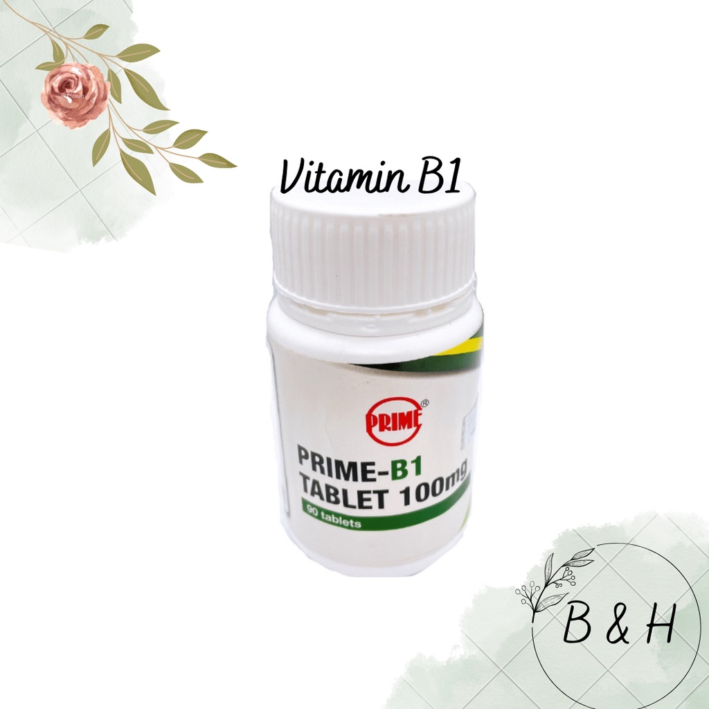 PRIME Vitamin B1 100mg (90 Tabs) Shopee Malaysia