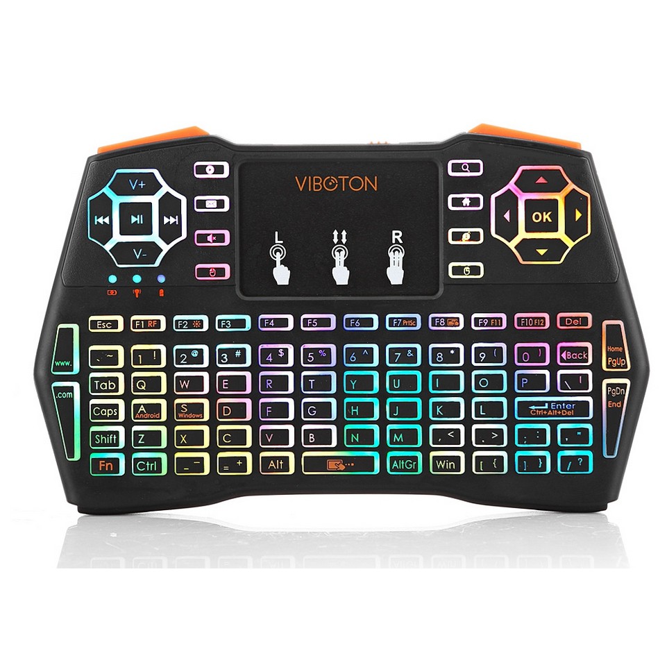 I8 Plus Wireless Keyboard Multi-color Backlight Mini Keyboard Gaming ...