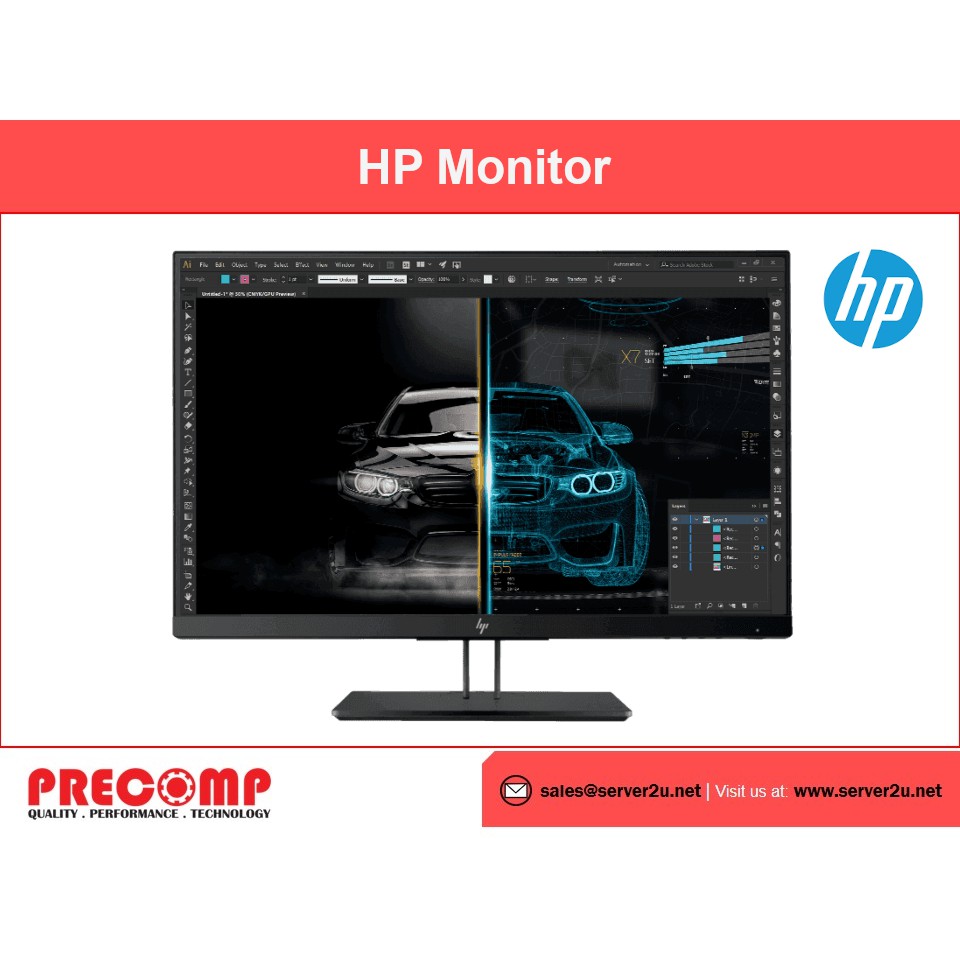 HP Z32 31.5inch UHD 4k Micro Edge Display (1AA81A4) Shopee Malaysia