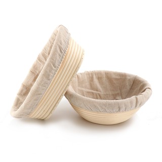 Round Banneton Proofing Baskets - 8-inch - (3pk) - Artisan bread baking -  Chef Michael Salmon