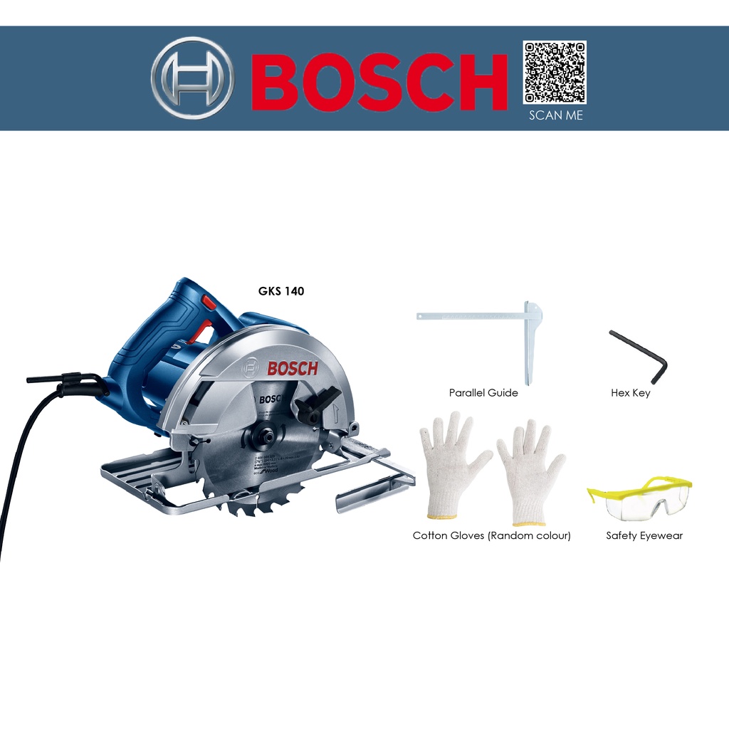 BOSCH GKS 140 Professional Hand-Held Circular Saw Parallel Guide