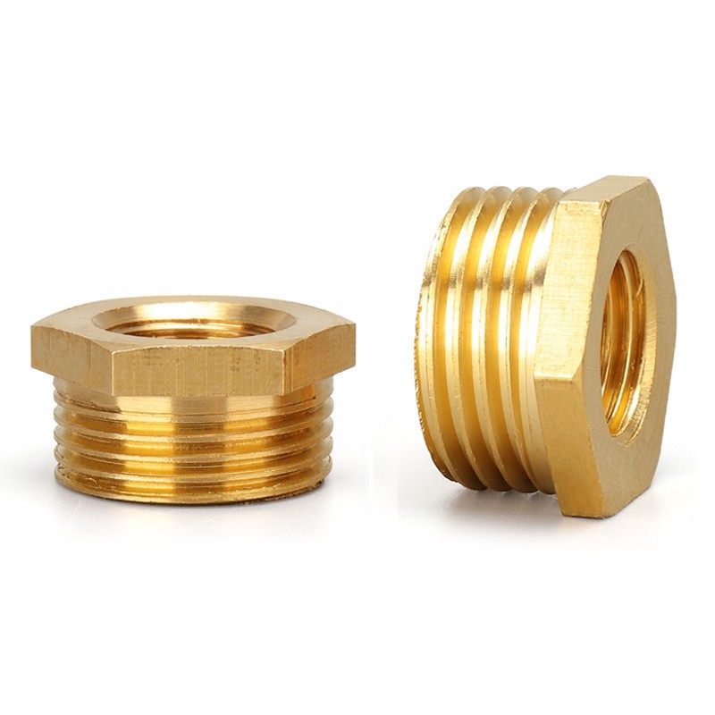 1pcs Brass Hex Bushing Reducer Pipe Fitting M10 M14 M22 1/8 1/4 3/8 1/2 ...