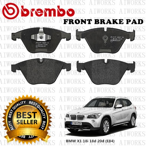 Bmw x1 front hot sale brake pads price