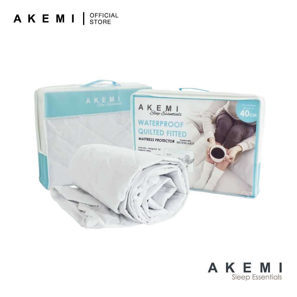 [All Size] High Quality AKEMI Sleep Essentials Waterproof Quilted
