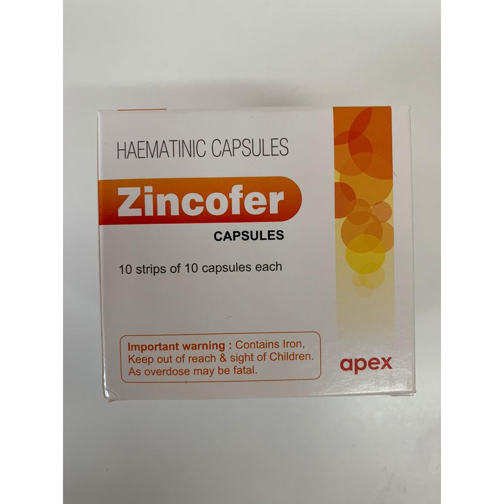 ZINCOFER HAEMATINIC CAPSULES | Shopee Malaysia