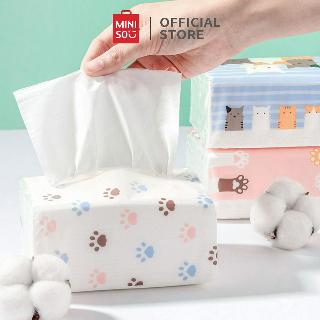 Miniso Facial Tissue 3ply Soft Facial Tissue 120 Sheets Facial Tissue 3