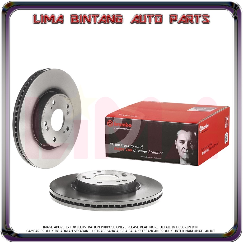 Honda Civic FC TBA TEA TED Front / Rear Brake Disc Rotor 1Pair Brembo ...
