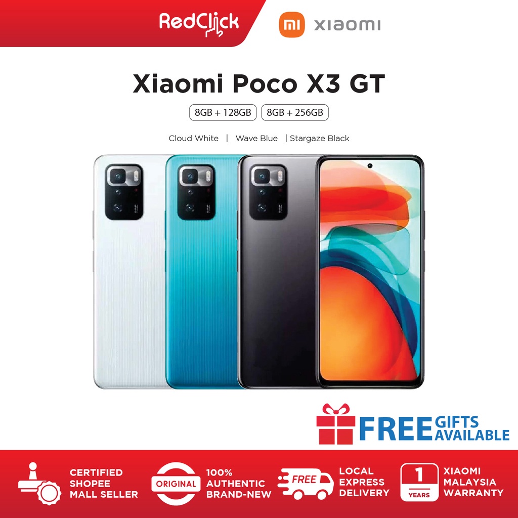 Xiaomi Poco X3 GT 5G (8GB + 128GB/8GB + 256GB)/X3 Pro (6GB + 128GB