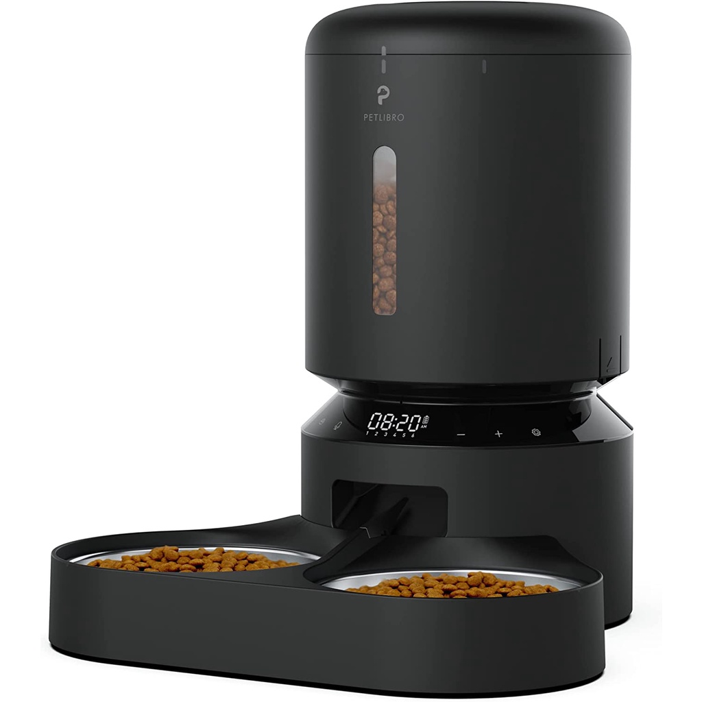 PETLIBRO Automatic Cat Feeder with Splitter and Two Stainless Bowls 10s