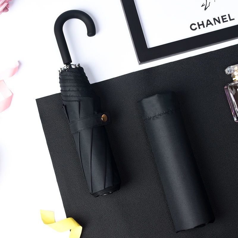Ins folding Umbrella Hook Handle parasol antiUV umbrella Shopee Malaysia