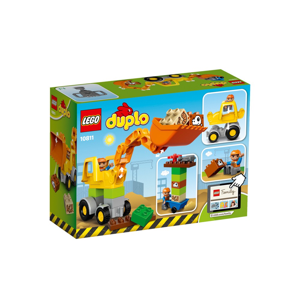 LEGO Duplo Town Backhoe Loader 10811 Shopee Malaysia