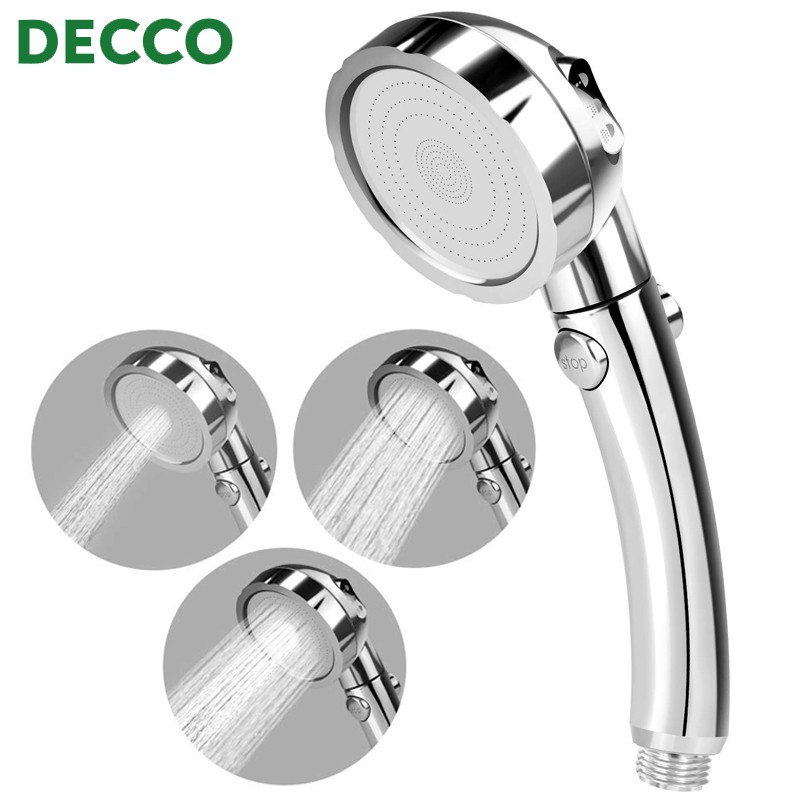 Decco Home Deco 3 Types High Pressure Filtered Shower Head Water Saving