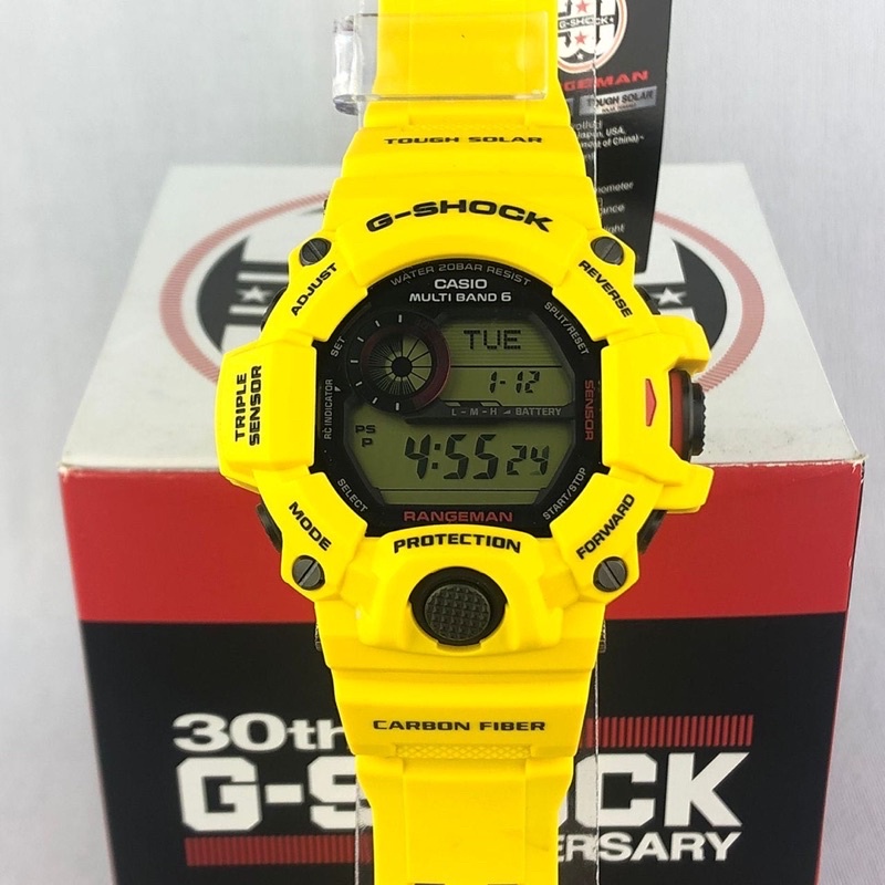 Casio G-Shock 30th Anniversary Lightning Yellow Series GW