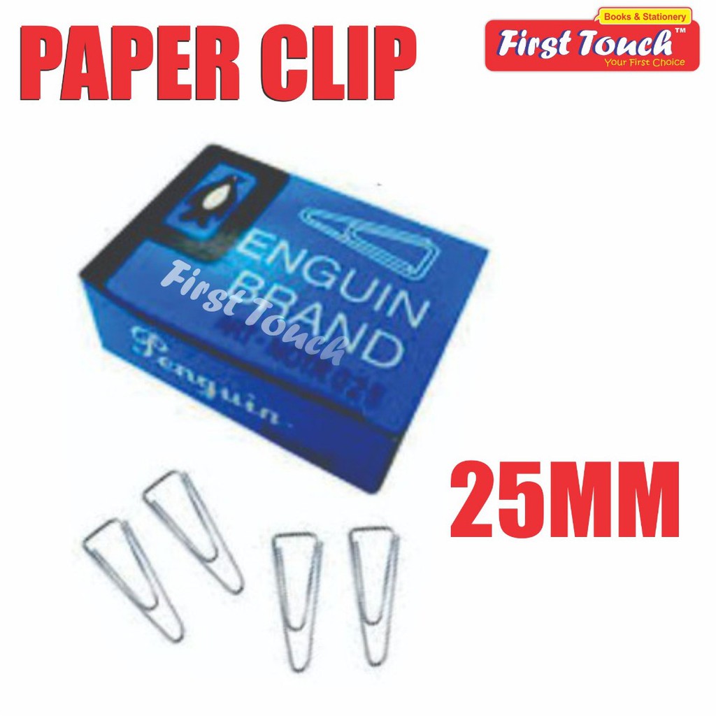 PENGUIN Triangle / Jumbo Paper Clip 25mm / 31mm / 50mm Klip Kertas ...