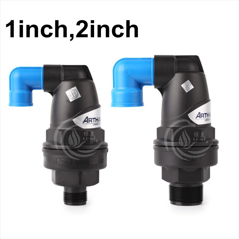1pc 1"2" Vacuum Valve Power Quick Type Intake and Exhaust Valve Automatic Exhaust Valve High