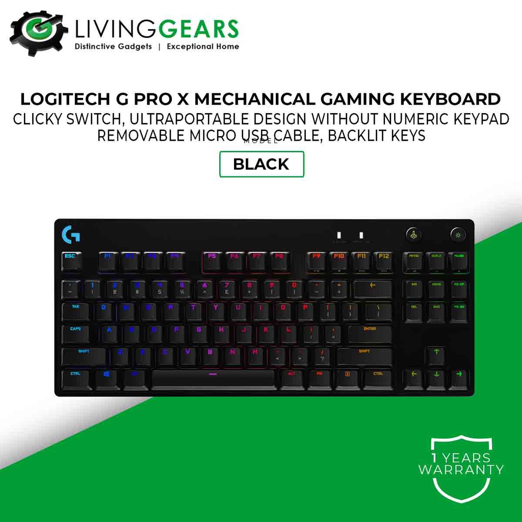 Logitech Gaming Keyboard G Pro X Mechanicalg610 Orion Blue Switches