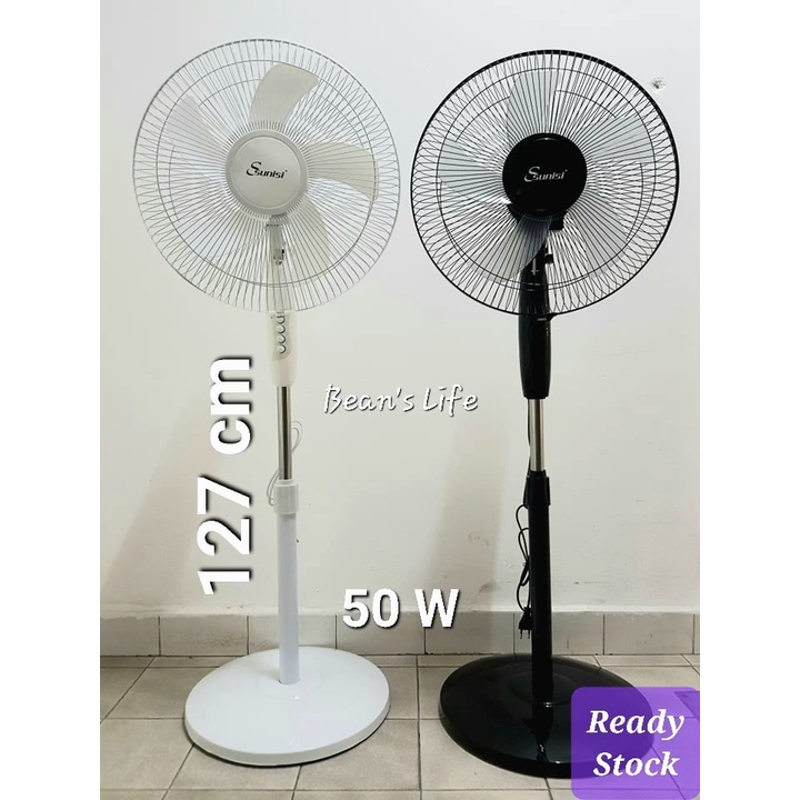 16 Inches Stand Fans with Low Noise, Heavy Base, Strong Wind ...