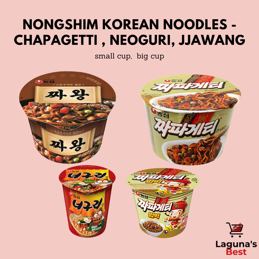 Nongshim Korean Noodles - Chapagetti , Neoguri, Jjawang | Shopee Malaysia