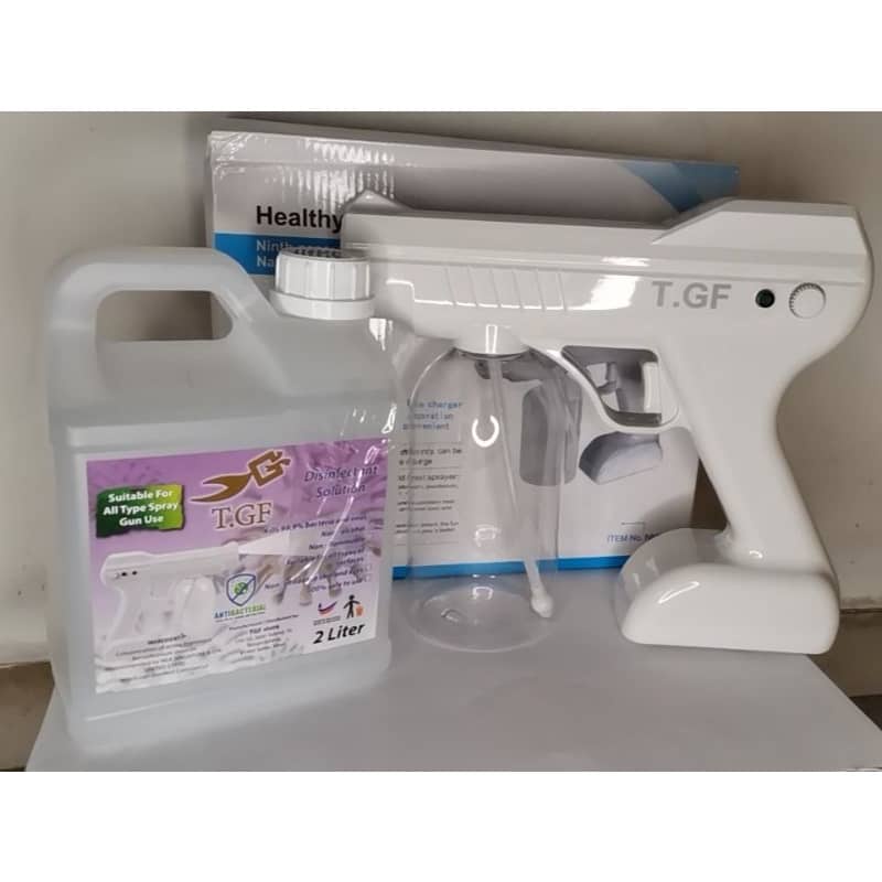 Spray Gun 800ML Wireless Rechargeable Disinfection Sprayer Nano Blue ...