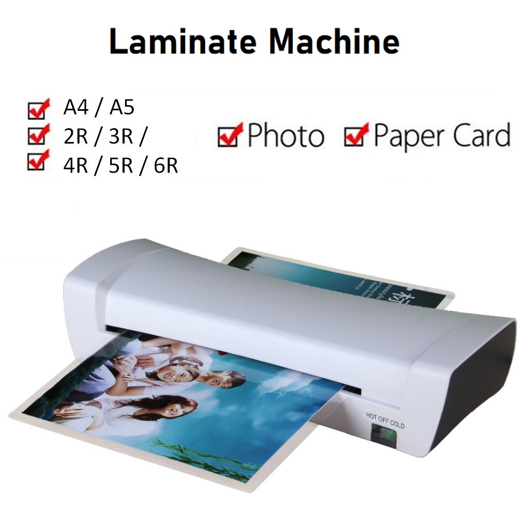 A4 Laminator Hot And Cold Laminating Machine Laminate Document Photo