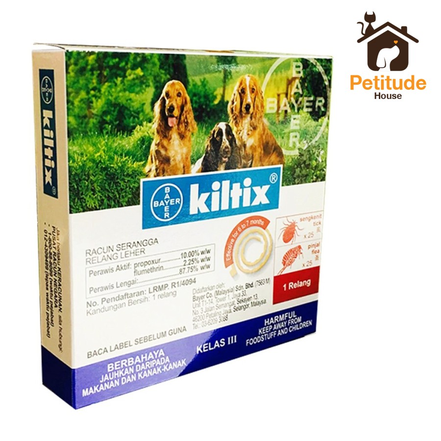 PET Bayer Kiltix Tick Flea Collar L Size Shopee Malaysia